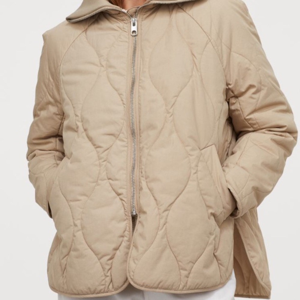 H&M Quilted Zipper Jacket